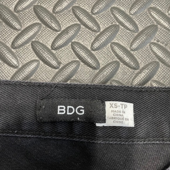 BDG Urban‎ Outfitters Black Button Front Mini Skirt Women's Size XS Casual Wear - Picture 3 of 6